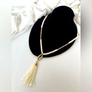 NWT Target Summer Shell Tassel Long Necklace